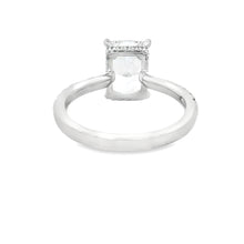 3.00ct Platinum Radiant Cut Lab Grown Diamond Engagement Ring