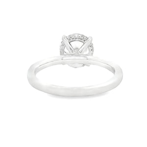 2.50ct Platinum Round Cut Lab Grown Diamond Engagement Ring
