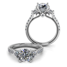 Verragio Three Stone Diamond Engagement Ring