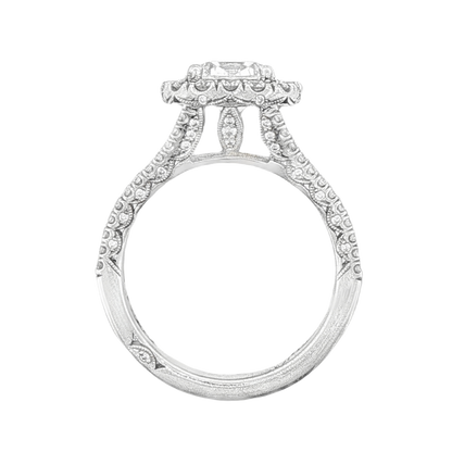 Tacori Round Diamond Halo Split Shank Engagement Ring — photo 3 of 3