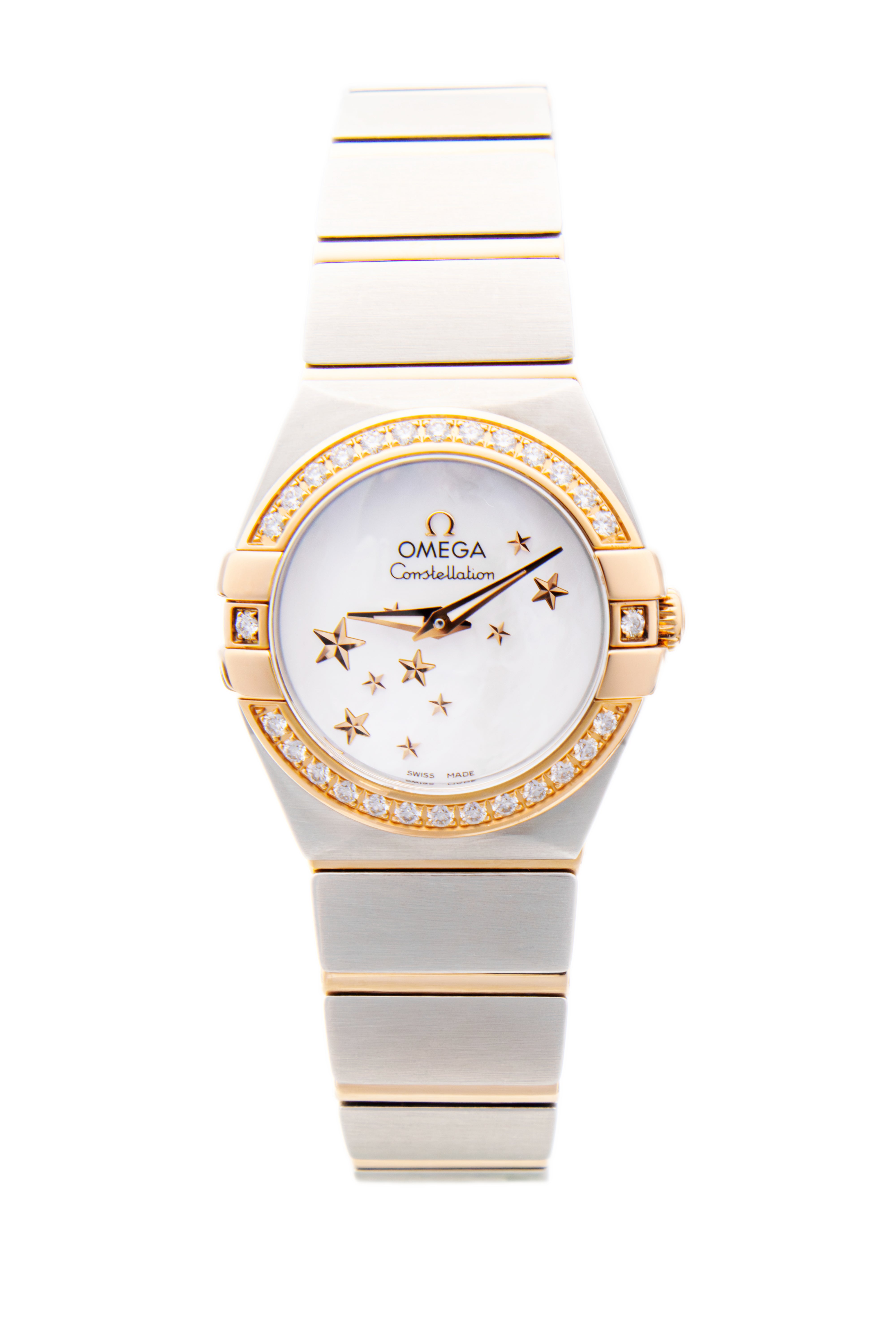 Omega Constellation Ladies Rose Gold Omega Ladies Watch 585-3073