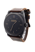 
48mm

Black dial
Black Ceramic
Sapphire Crystal

Brown Leather Str...