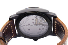 
48mm

Black dial
Black Ceramic
Sapphire Crystal

Brown Leather Str...