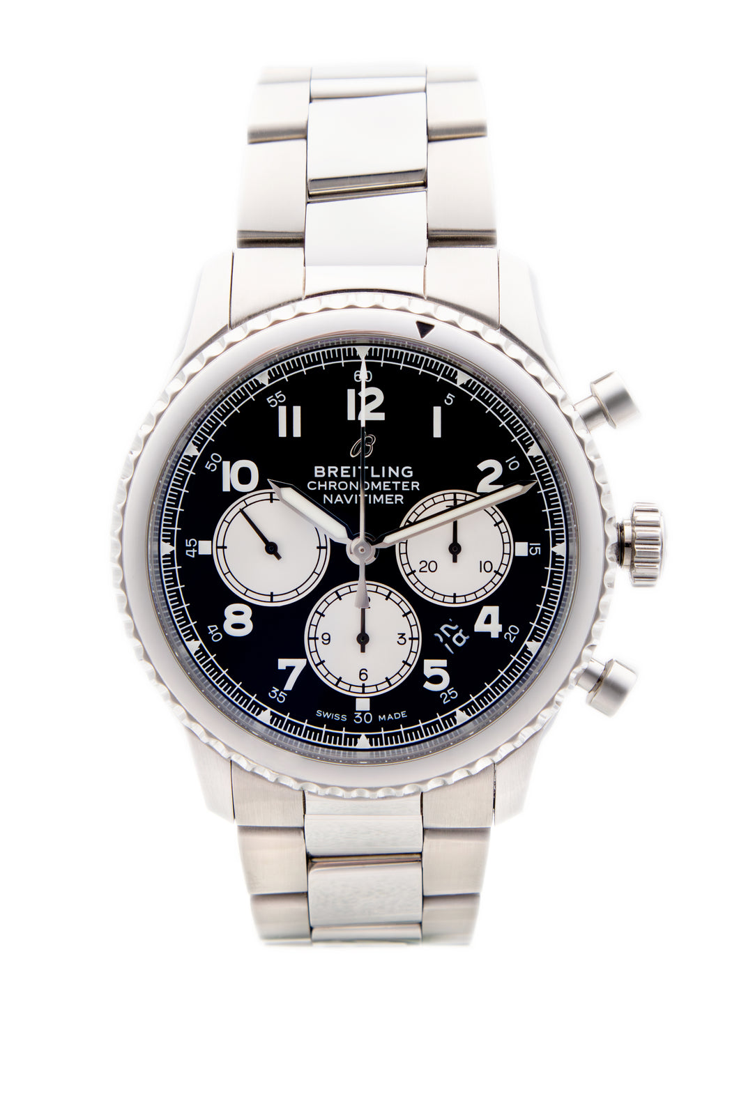 

43mm case
Stainless Steel
Black Dial

Sapphire Crystal

Automatic...