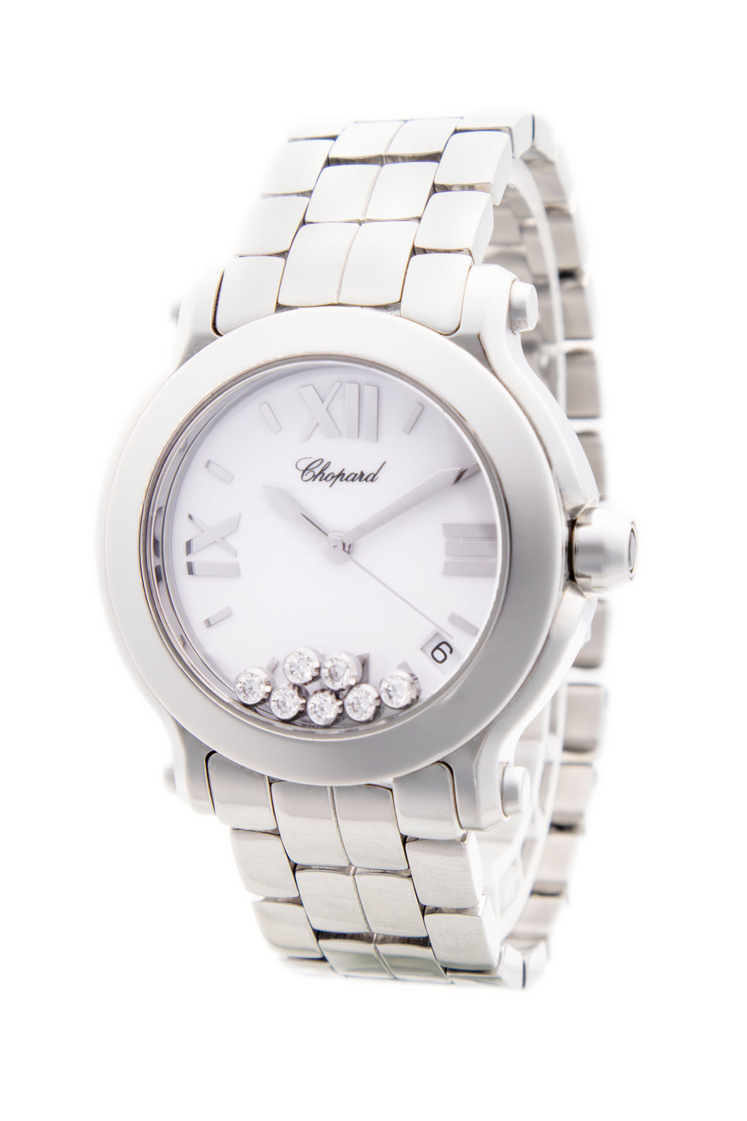 
Stainless Steel
7 Floating Diamonds
Sapphire Crystal

Quartz Movem...