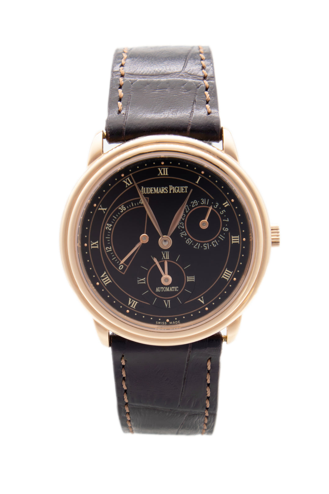 
36mm

18k Rose Gold
Automatic Movement

Jules Audemars
Date Indica...