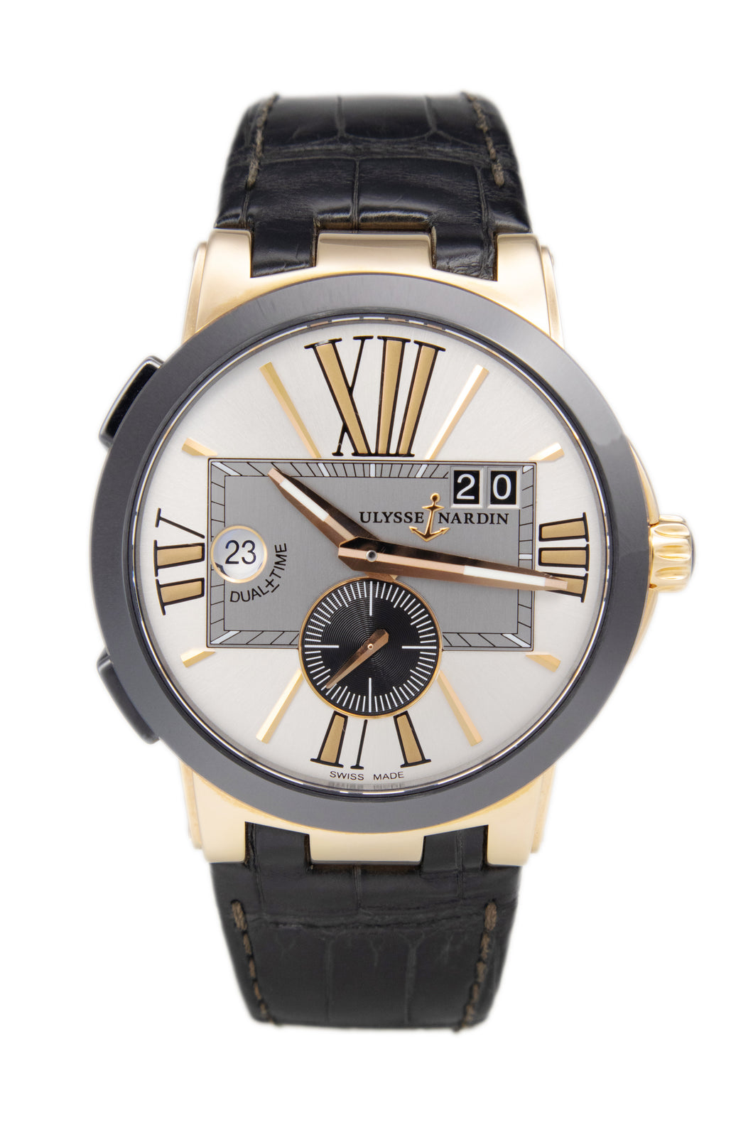 

43mm

18k Rose Gold

Water Resistant to 100m
Sapphire crystal
Aut...