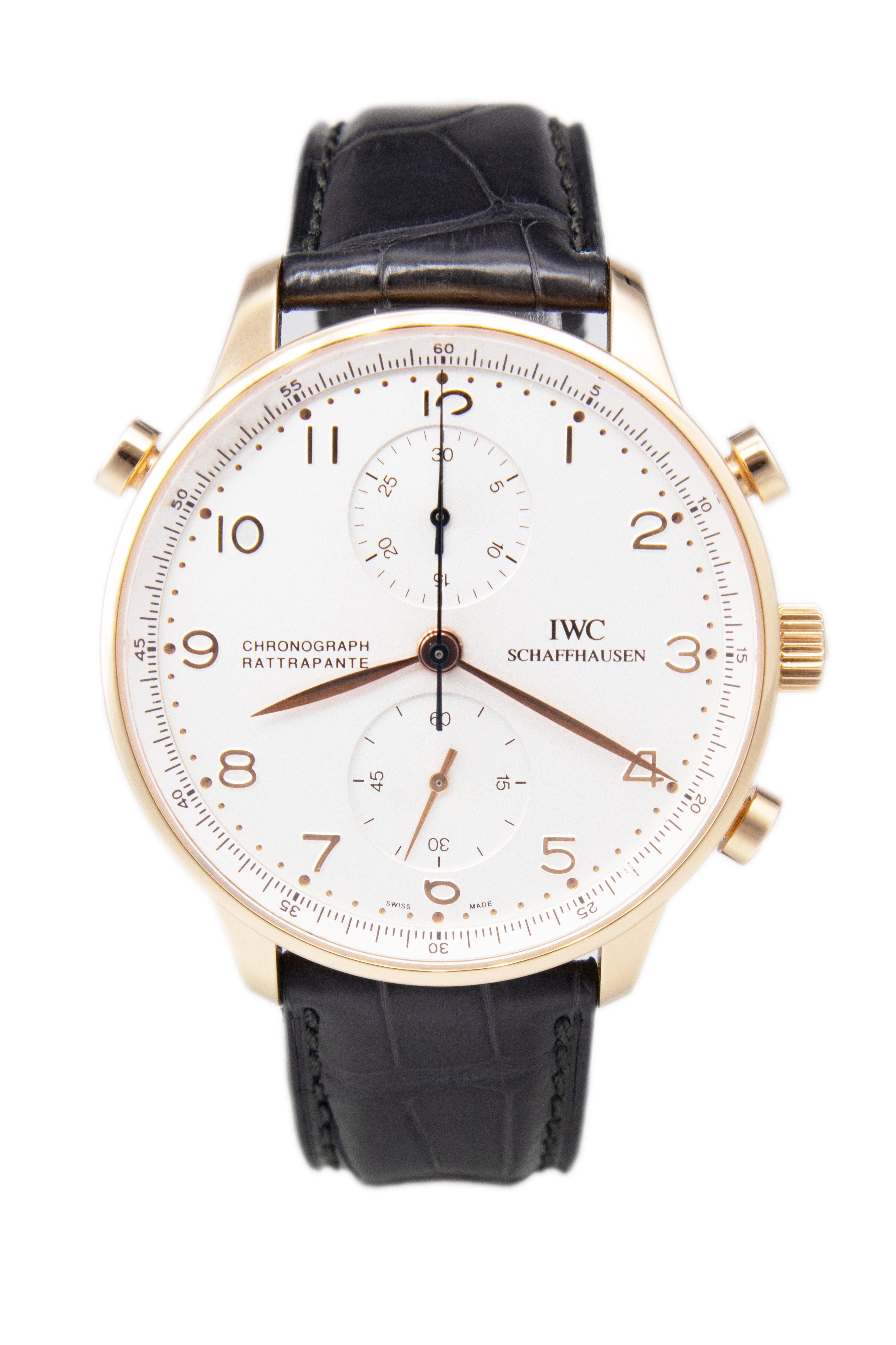 585-2054 Pre-Owned IWC Portuguese Chronograph Rattrapante In