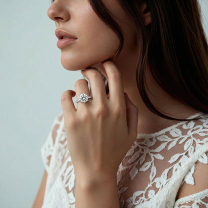 A. Jaffe Round Solitaire Diamond Engagement Ring — photo 3 of 3