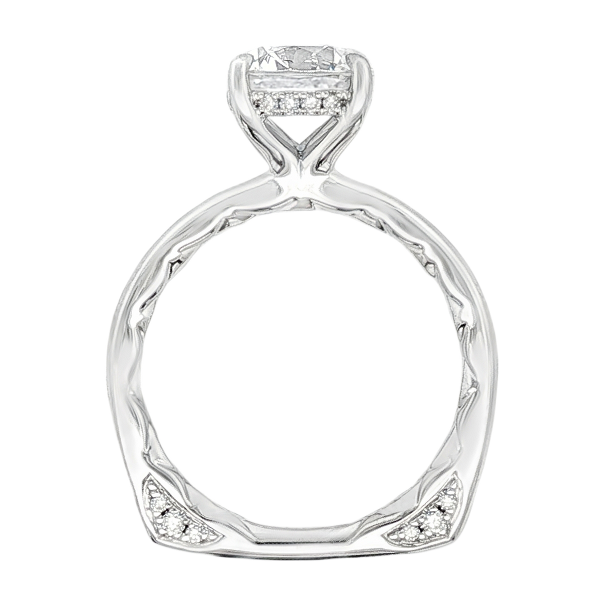 A. Jaffe Round Solitaire Diamond Engagement Ring — photo 2 of 3