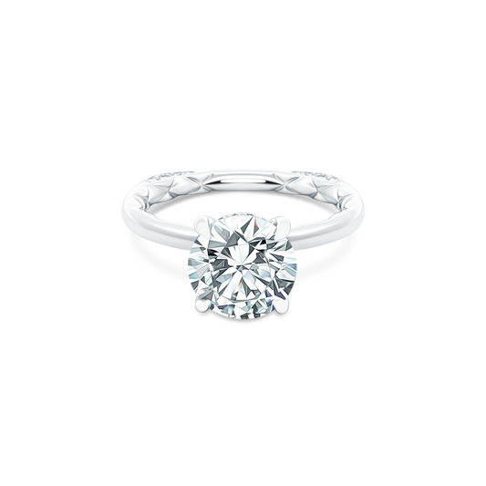 A. Jaffe Round Solitaire Diamond Engagement Ring — photo 1 of 3