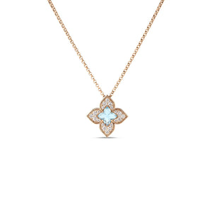 
Venetian Princess pendant
18k Rose Gold
Diamonds total approximate...