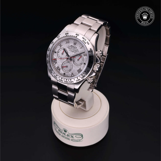 Rolex Certified Pre owned Oyster Perpetual Cosmograph Daytona in White Gold M116509