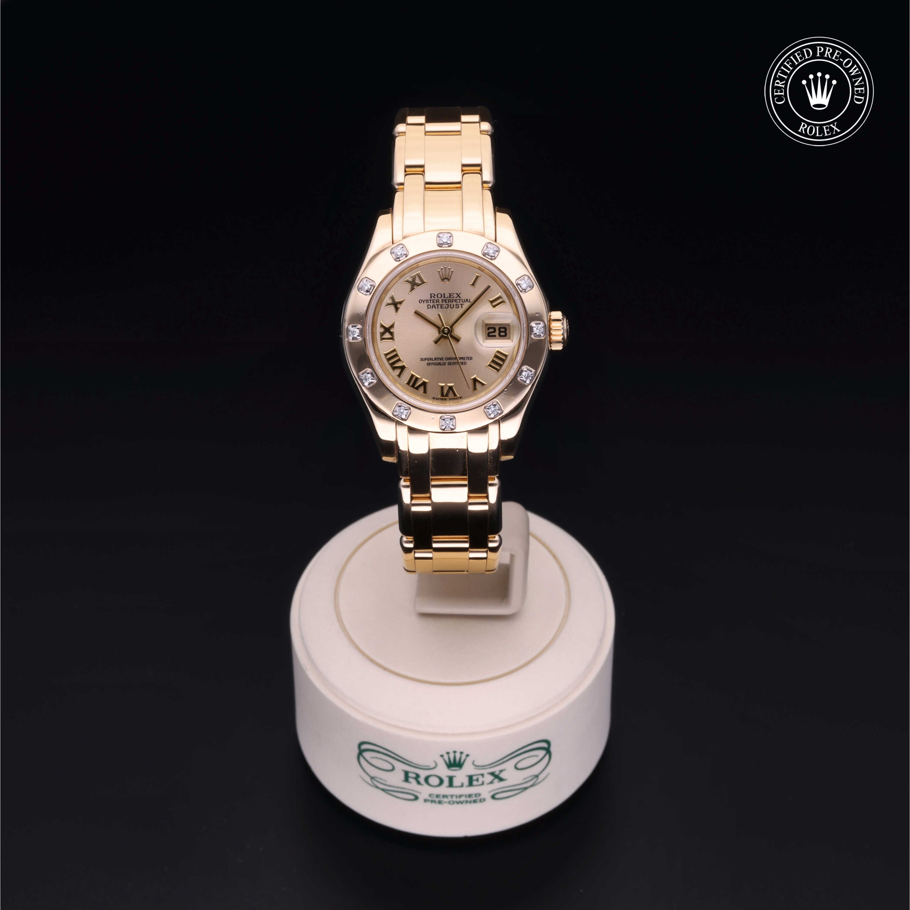 Rolex Certified Pre Owned Oyster Perpetual Pearlmaster 29mm in Yellow Gold M80318 H.L. Gross