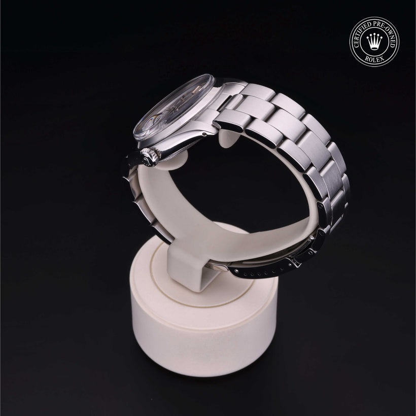 1980, 34 mm, Oystersteel


