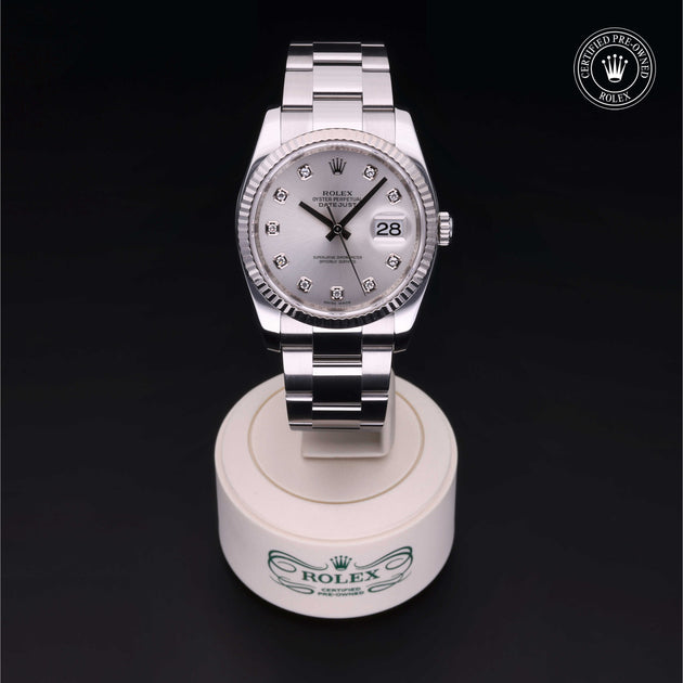 2006, 36mm, Oystersteel/White Gold


