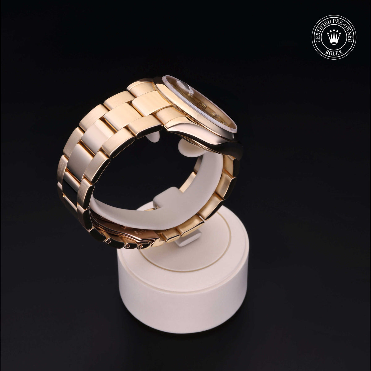 Rolex Certified Pre-Owned Day-Date 36 M118208 in 18 ct yellow gold with champagne dial, image 29 of 41