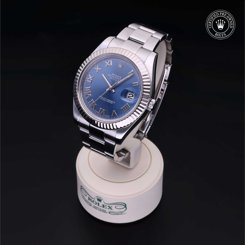 2011, 41 mm, Oystersteel/White Gold


