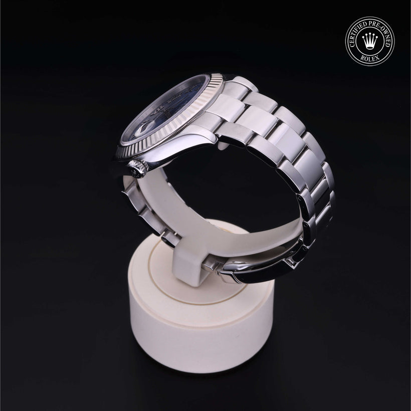 2011, 41 mm, Oystersteel/White Gold


