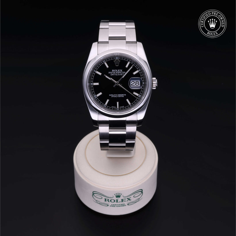 2008, 36mm, Oystersteel


