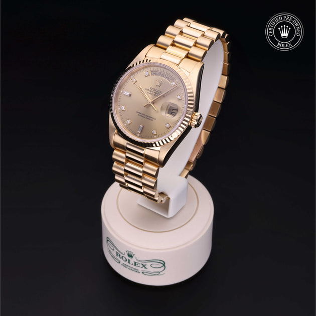 1994, 36mm, Yellow Gold


