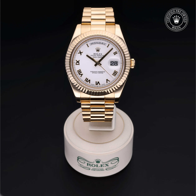 2008, 41mm, Yellow Gold


