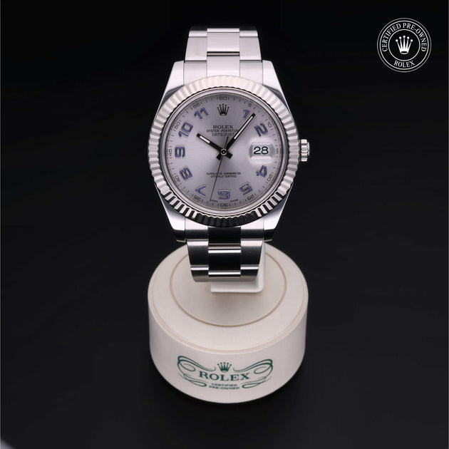 2011, 41 mm, Oystersteel/White Gold


