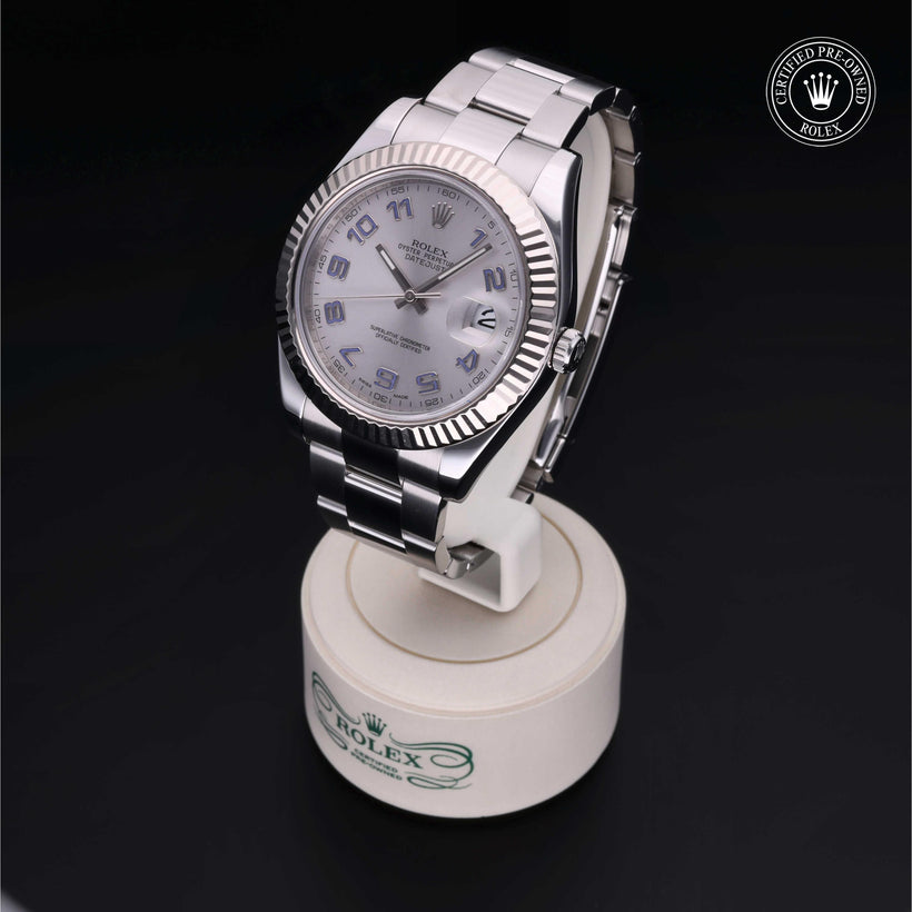 2011, 41 mm, Oystersteel/White Gold


