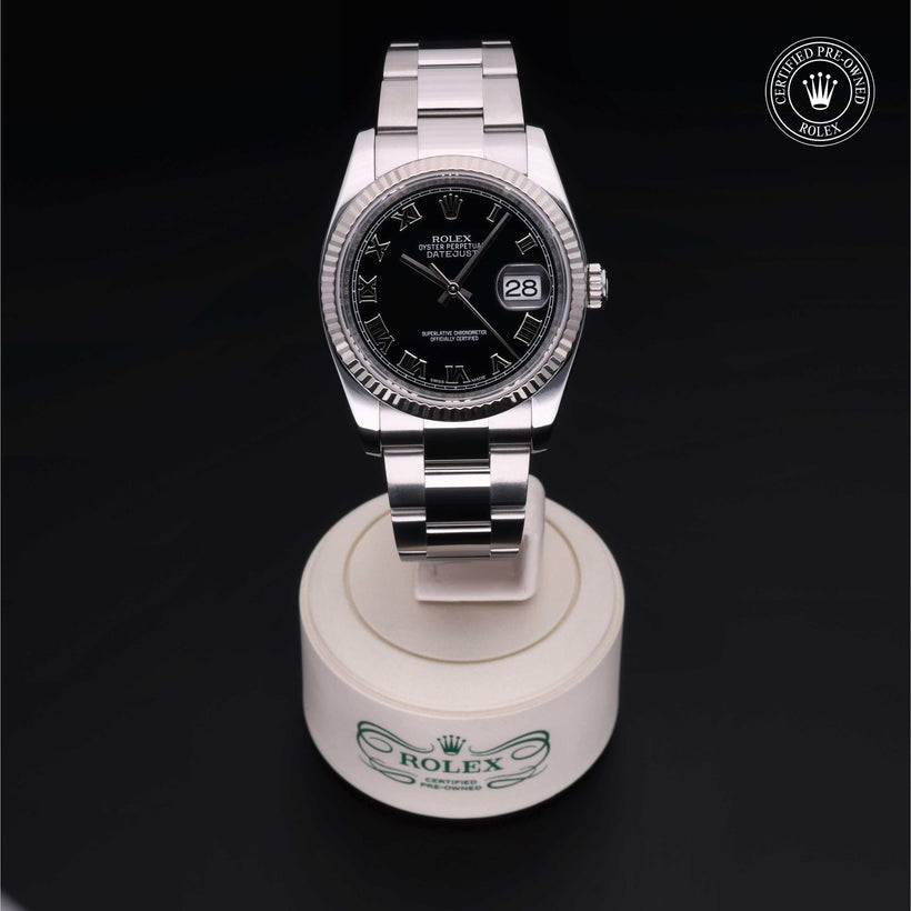 2016, 36mm, Oystersteel/White Gold


