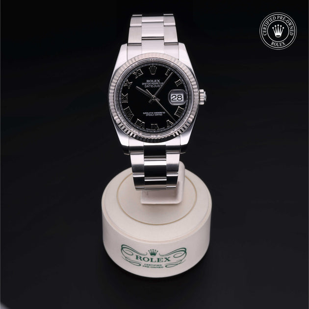 2016, 36mm, Oystersteel/White Gold


