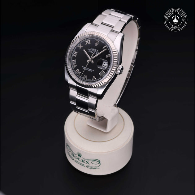 2016, 36mm, Oystersteel/White Gold


