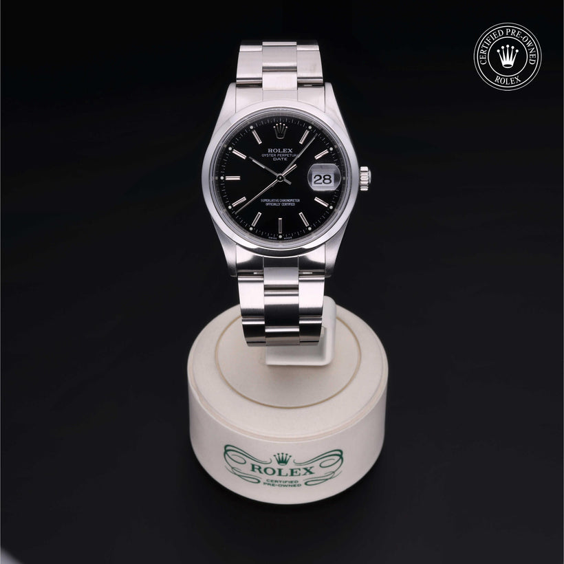 1998, 34 mm, Oystersteel


