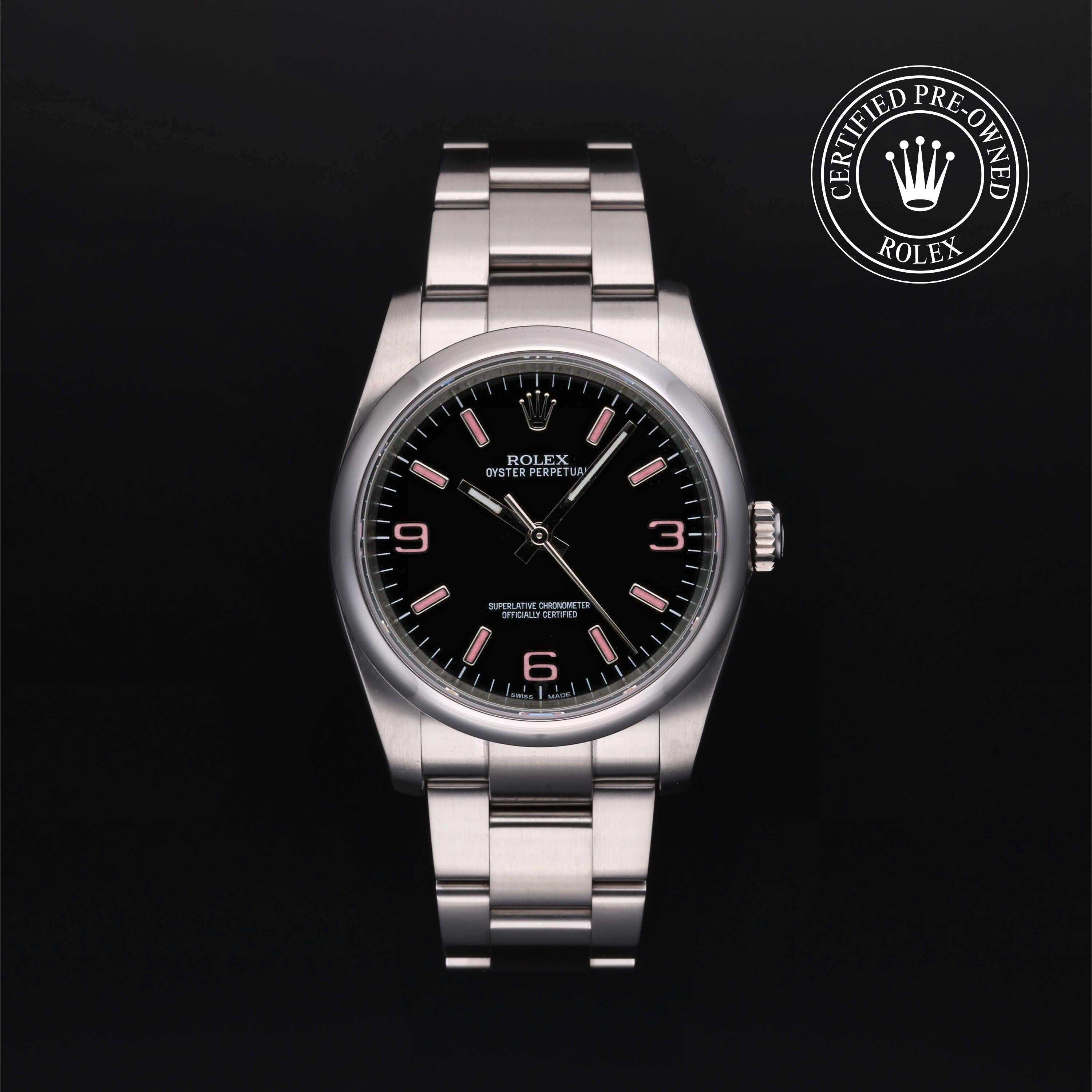 Rolex Certified Pre-Owned Date 36 M116000 in Oystersteel with black dial, image 1 of 41