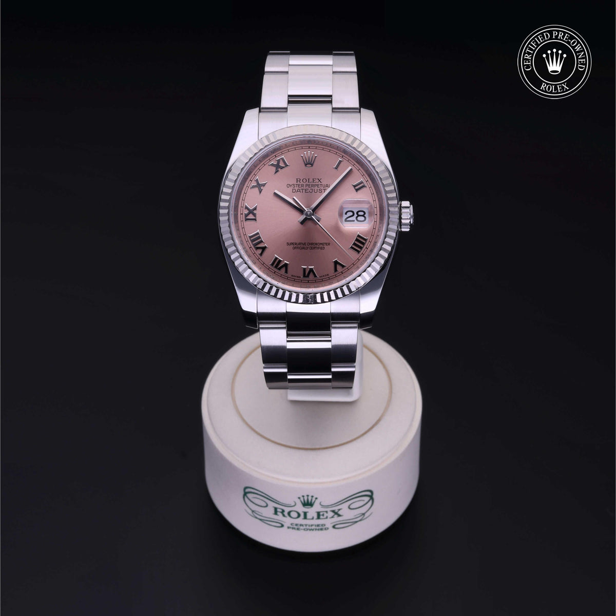 Rolex Certified Pre-Owned Datejust 36 M116234 in Oystersteel with pink dial, image 6 of 41