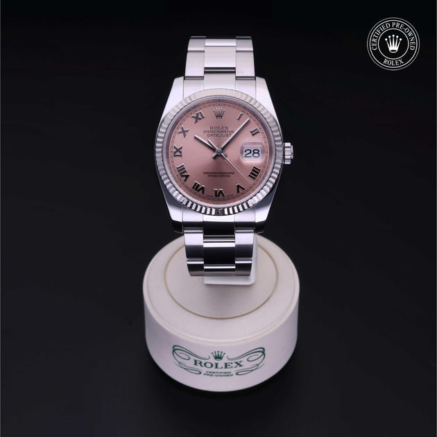 2008, 36mm, Oystersteel/White Gold


