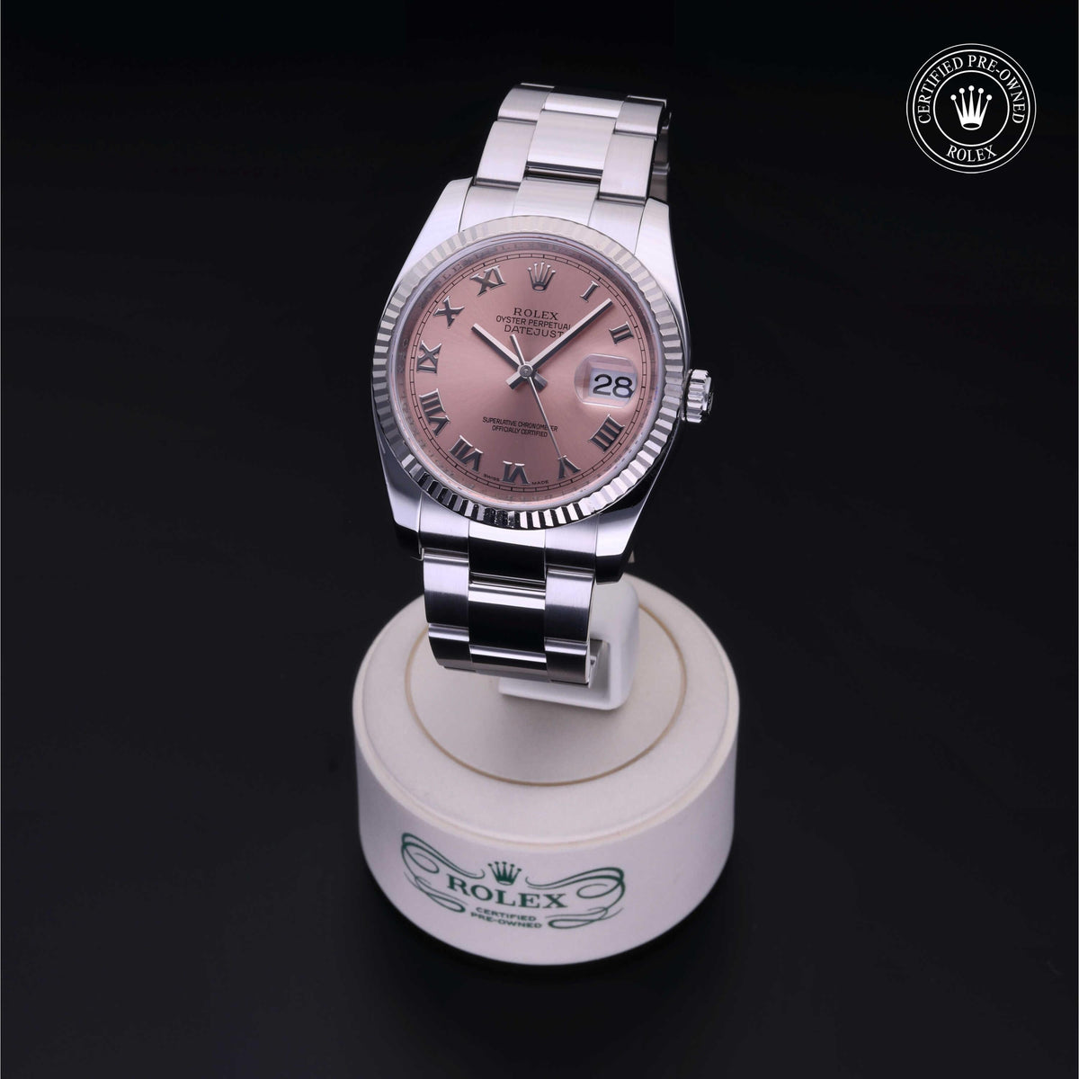 Rolex Certified Pre-Owned Datejust 36 M116234 in Oystersteel with pink dial, image 7 of 41