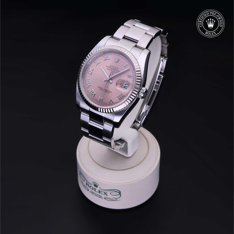 2008, 36mm, Oystersteel/White Gold


