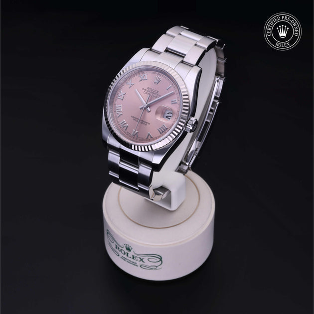 2008, 36mm, Oystersteel/White Gold


