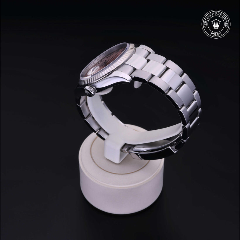 2008, 36mm, Oystersteel/White Gold


