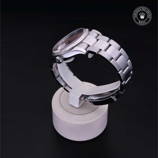 2008, 36mm, Oystersteel/White Gold


