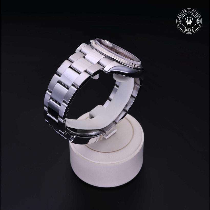 2008, 36mm, Oystersteel/White Gold


