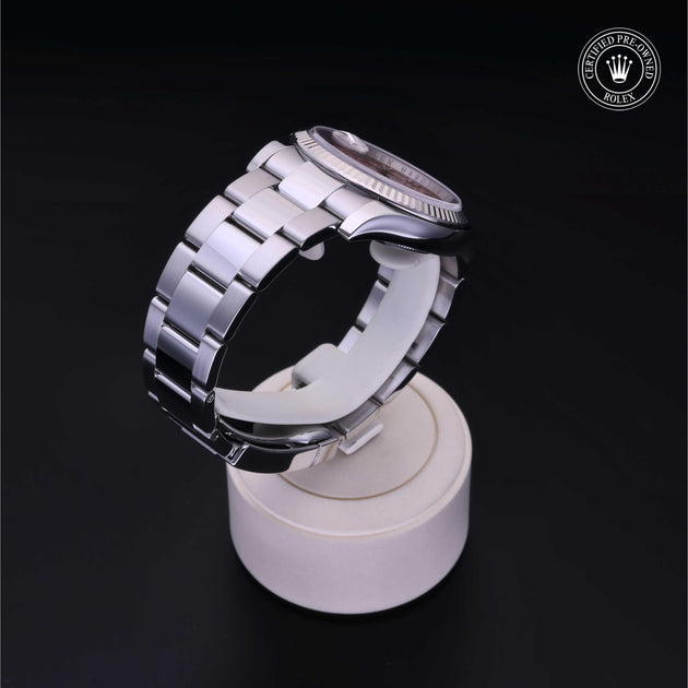 2008, 36mm, Oystersteel/White Gold


