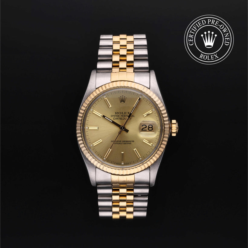 1986, 36mm, Oystersteel/Yellow Gold


