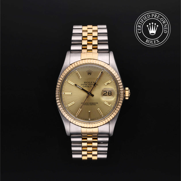 1986, 36mm, Oystersteel/Yellow Gold


