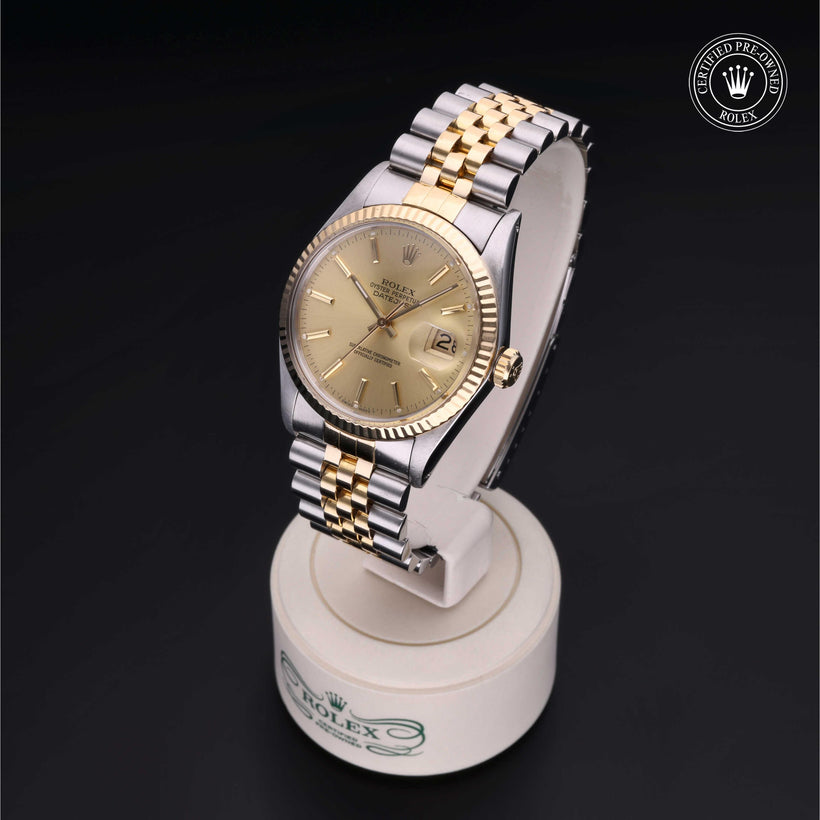 1986, 36mm, Oystersteel/Yellow Gold


