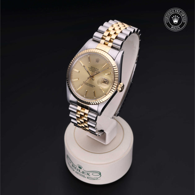 1986, 36mm, Oystersteel/Yellow Gold


