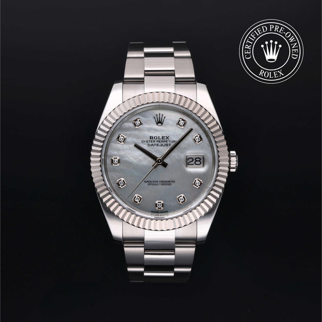 2018, 41mm, Oystersteel/White Gold


