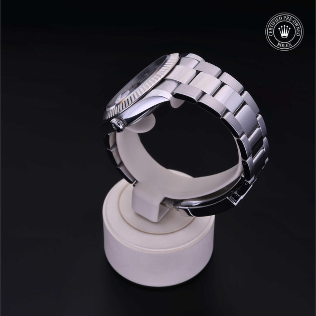 2018, 41mm, Oystersteel/White Gold


