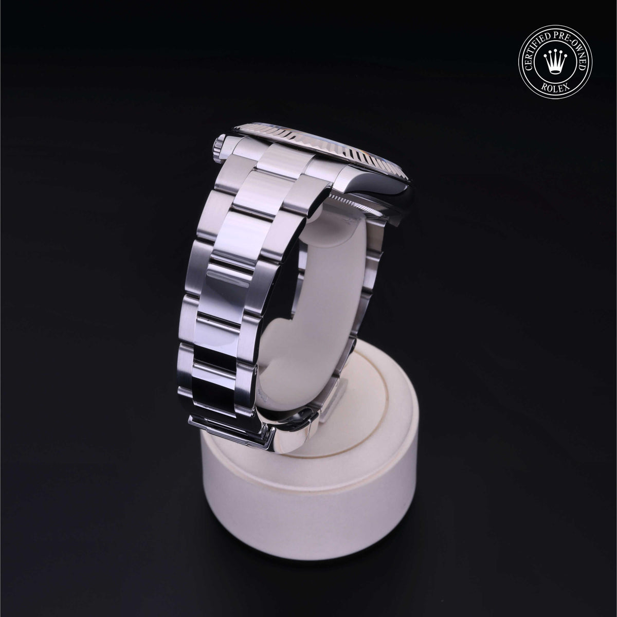 Rolex Certified Pre-Owned Datejust 41 M126334 in Oystersteel with white mother-of-pearl dial, image 26 of 41