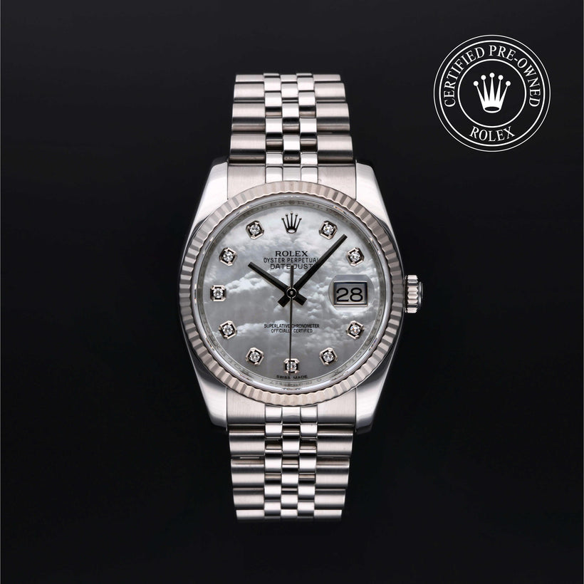 2012, 36mm, Oystersteel/White Gold


